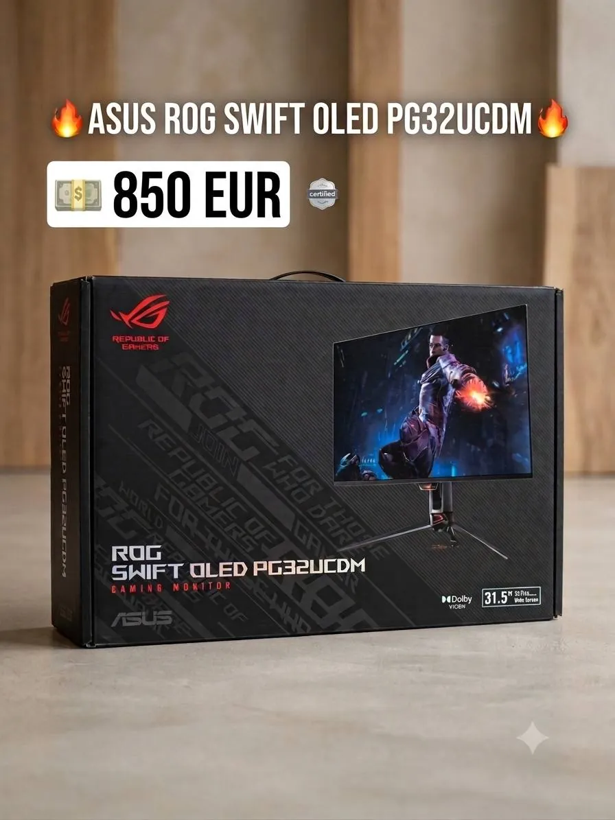 Монитор ASUS ROG Swift OLED PG32UCDM 32 дюйма 4K 1