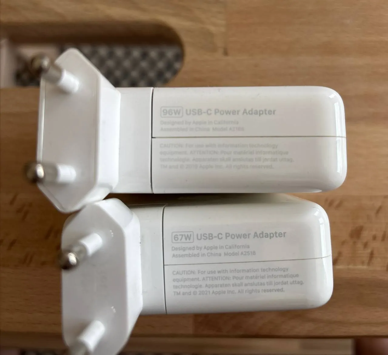 Зарядные блоки Apple USB-C 67W и 96W 1