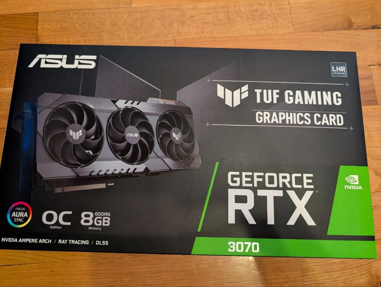 Видеокарта RTX 3070 ASUS TUF 8GB и БП Chieftec 750W 2