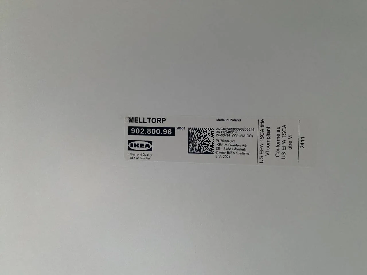 Стол IKEA 125x75 см состояние нового 6