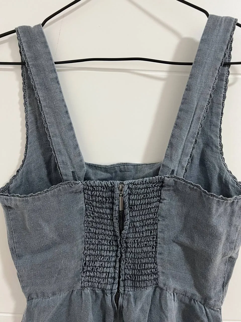 Льняной сарафан Zara XS 2