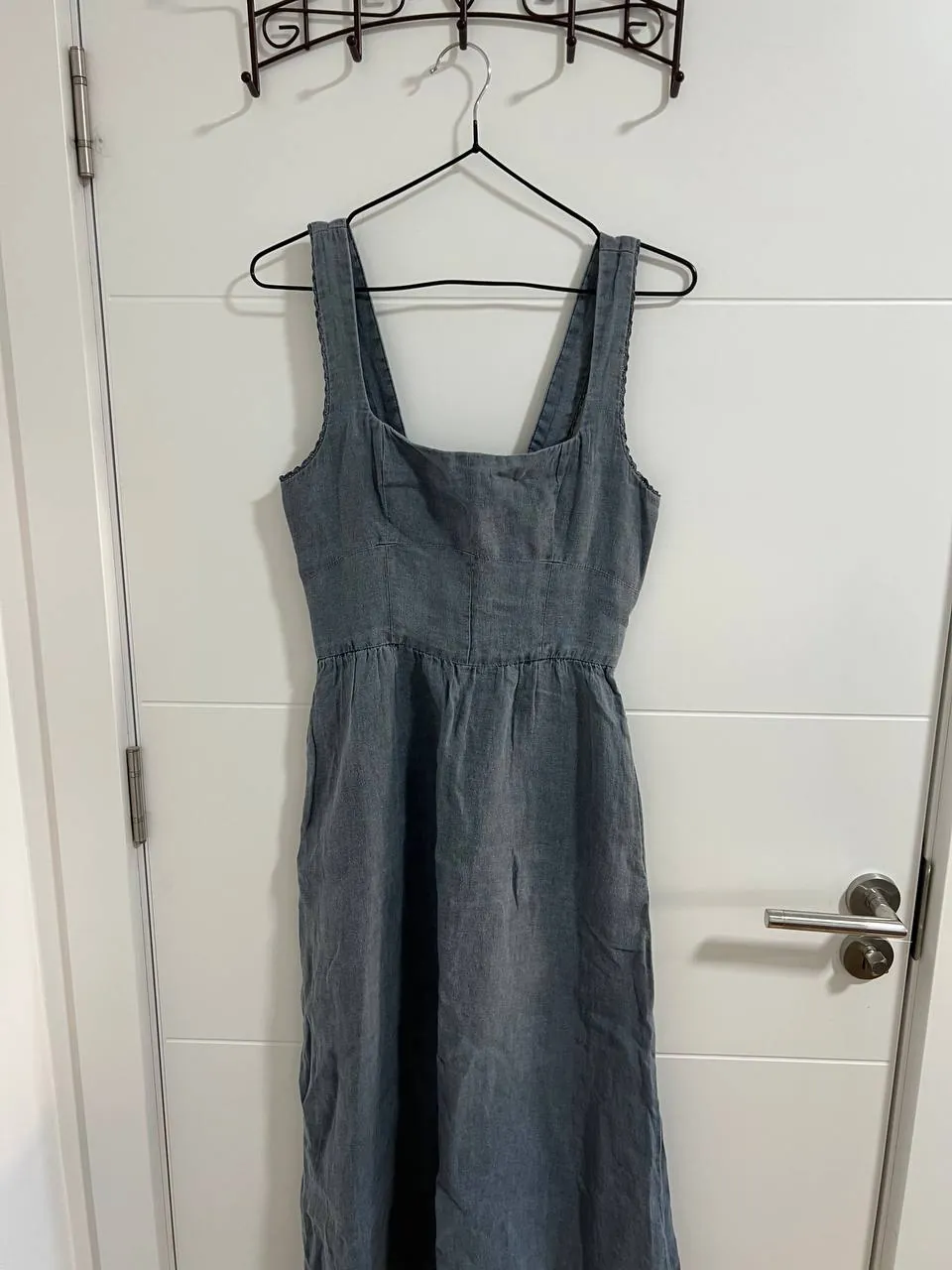 Льняной сарафан Zara XS 1