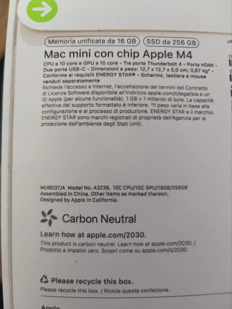 Apple Mac mini M4 16/256 ГБ 5