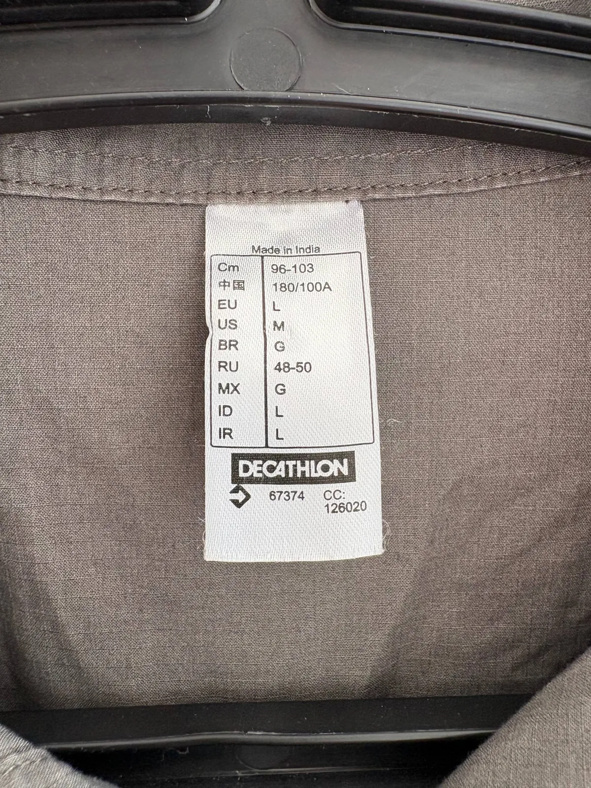 Мужская рубашка Decathlon для туризма 4