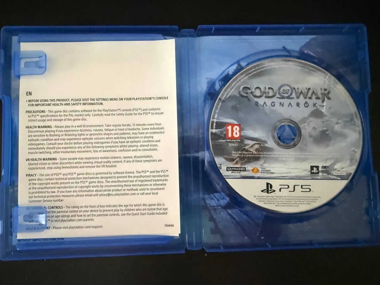 Диск God of War Ragnarok для PS5 2