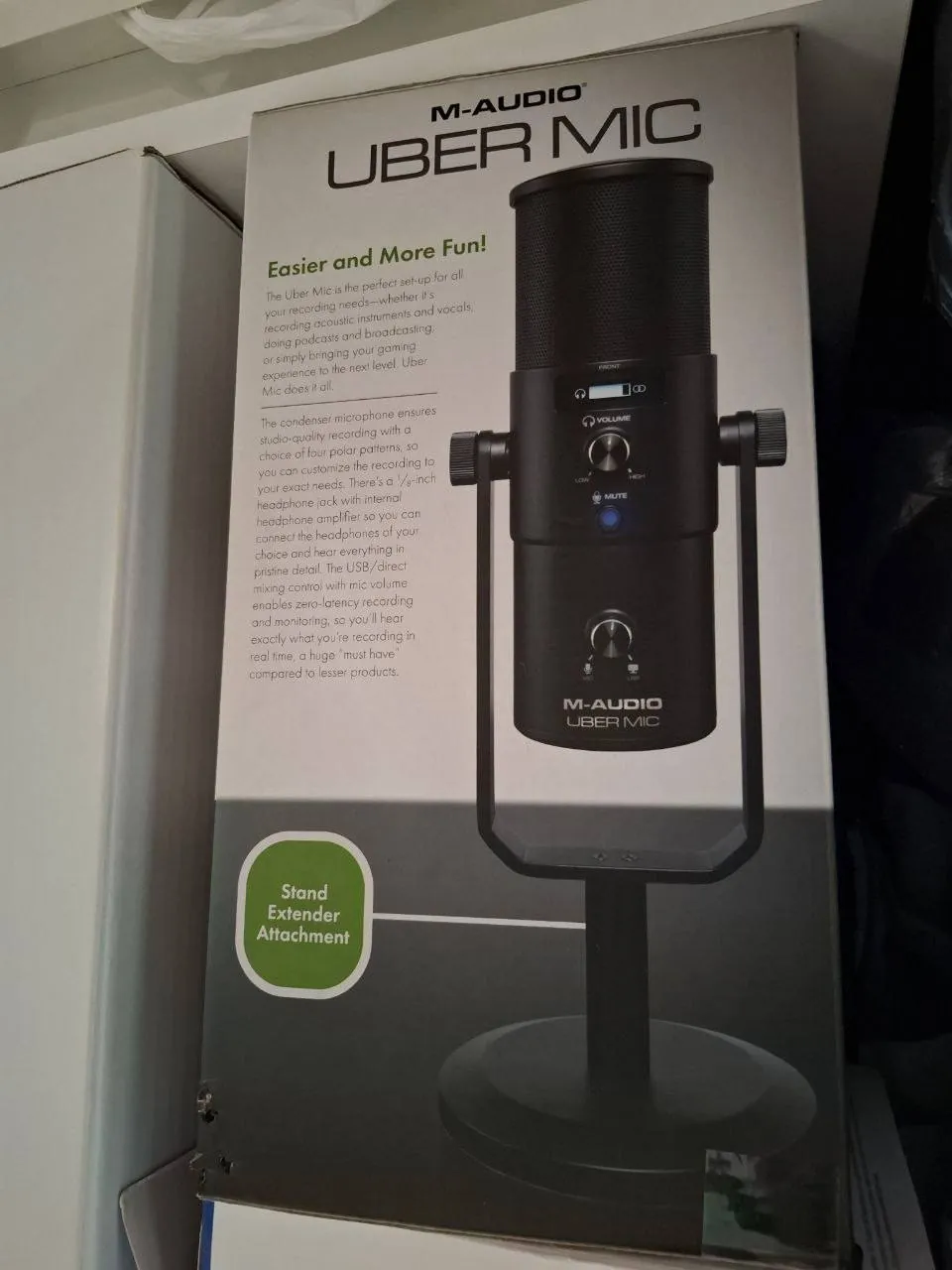 USB-микрофон M-Audio Uber Mic студийный 2