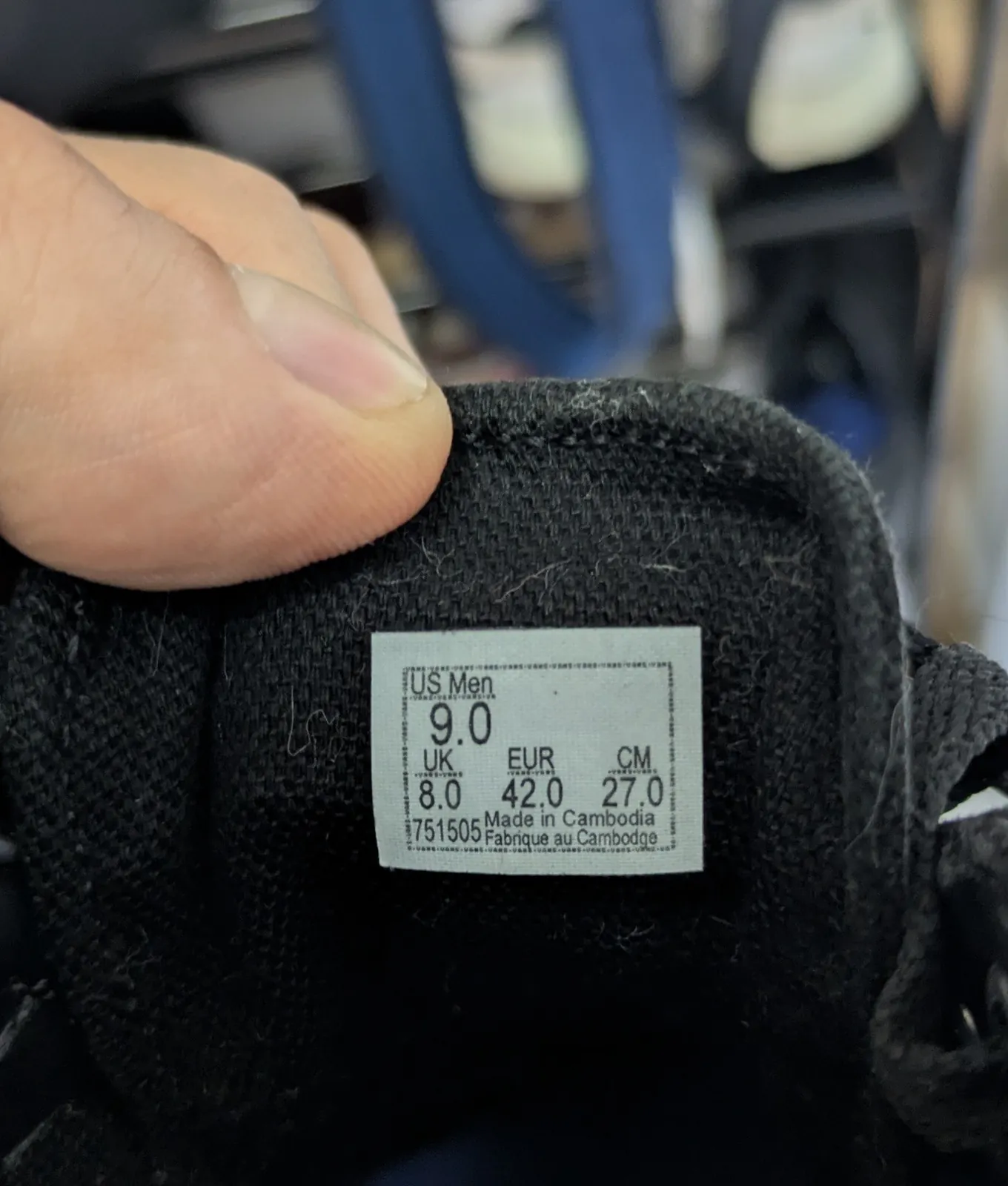 Кеды VANS размер 42 небольшой дефект ткани 4