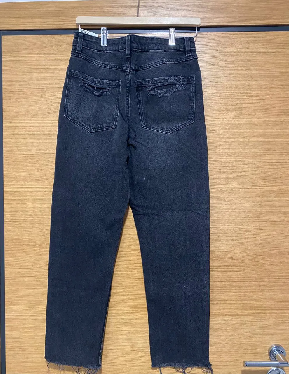Джинсы CROPP укороченные чёрные женские 2