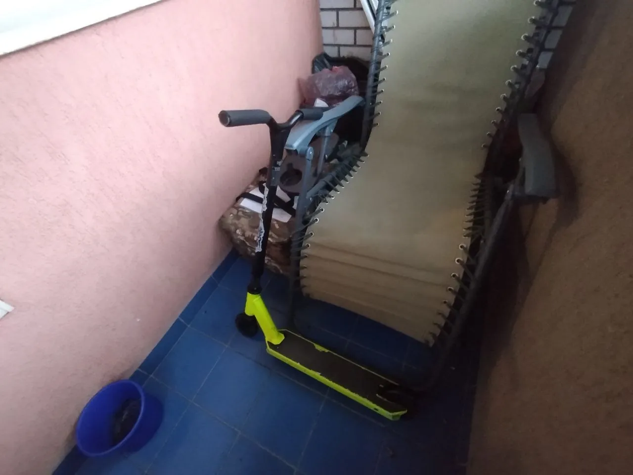 Самокат трюковой Decathlon зелёный 2