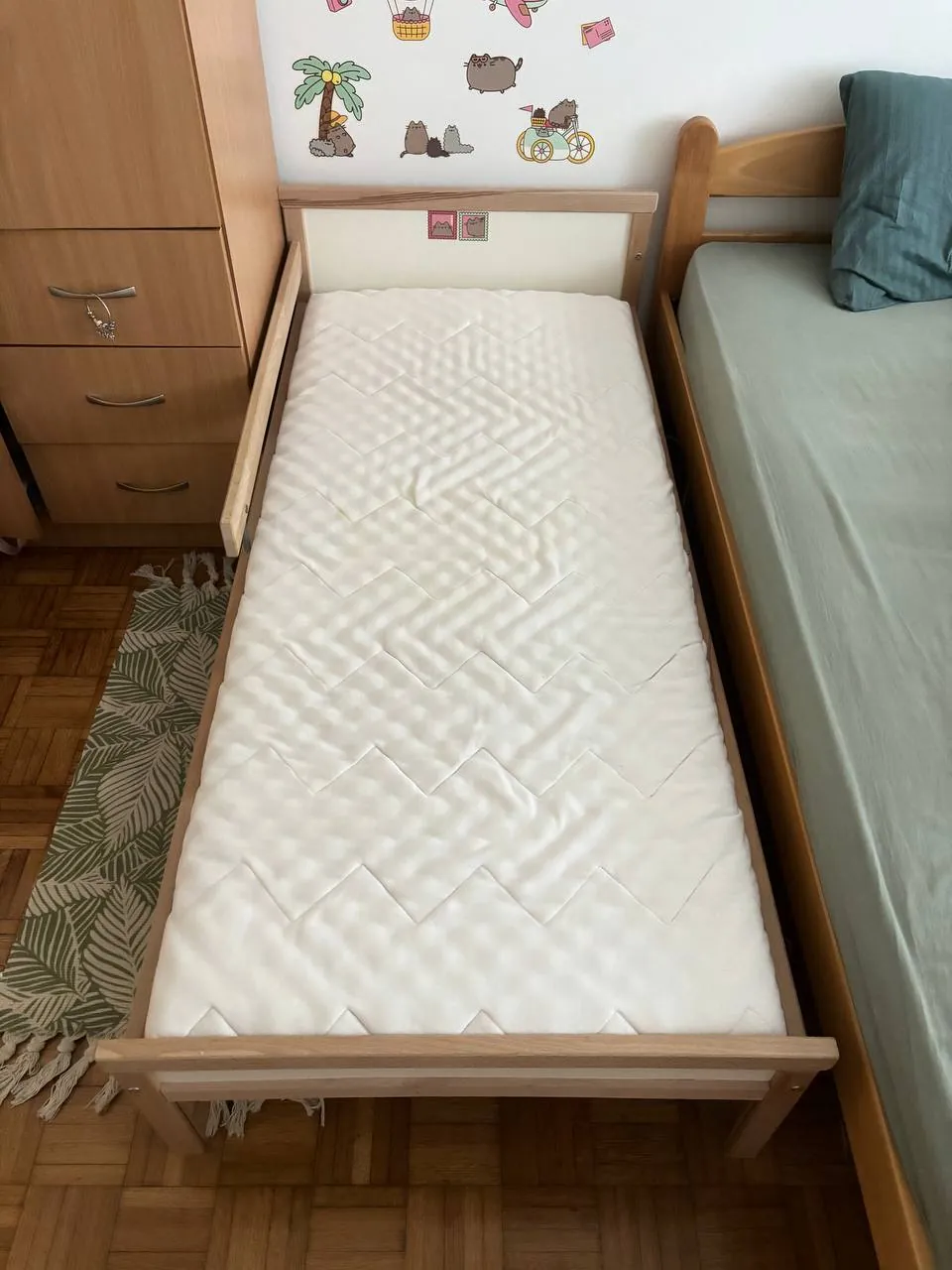 Кровать и матрас IKEA SNIGLAR 1