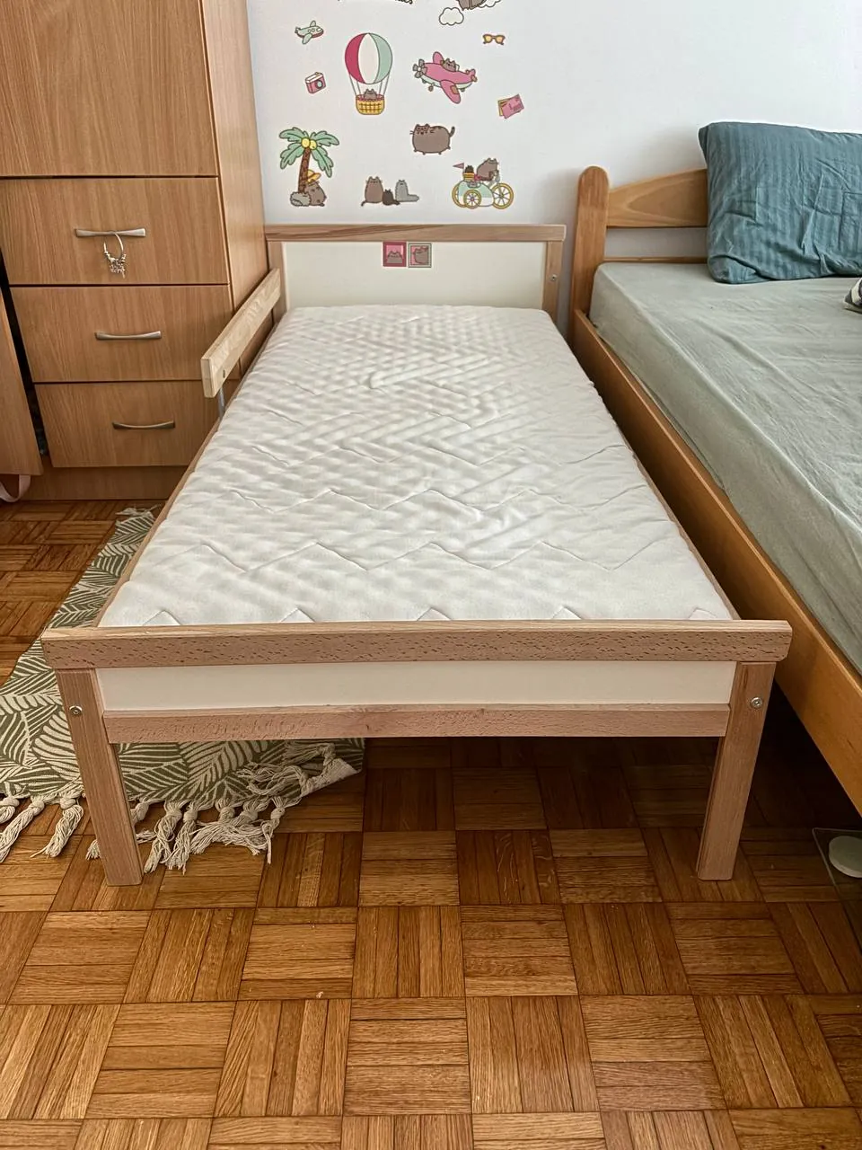 Кровать и матрас IKEA SNIGLAR 2