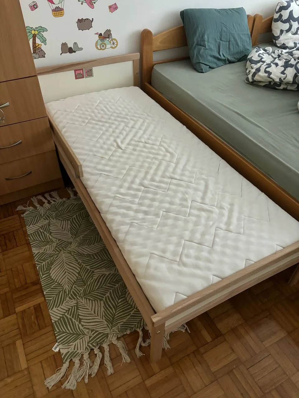 Кровать и матрас IKEA SNIGLAR 3