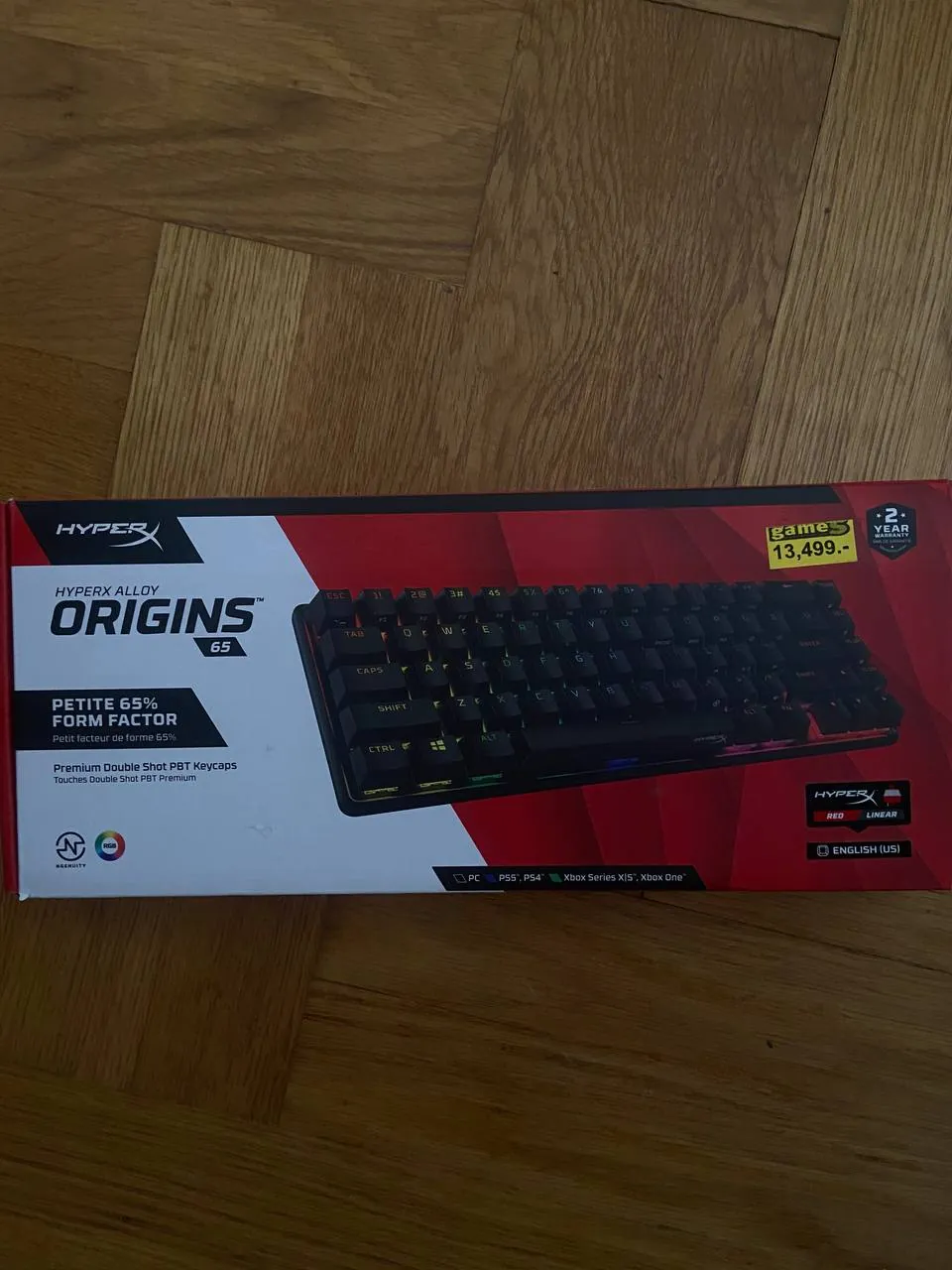 Клавиатура HyperX Alloy Origins 65 3