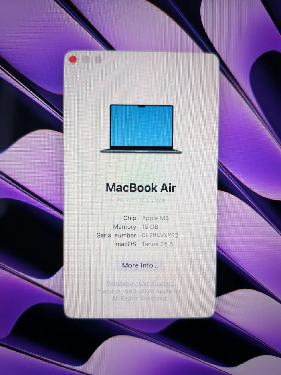 MacBook Air M3 13 дюймов 16/256 ГБ Midnight 3