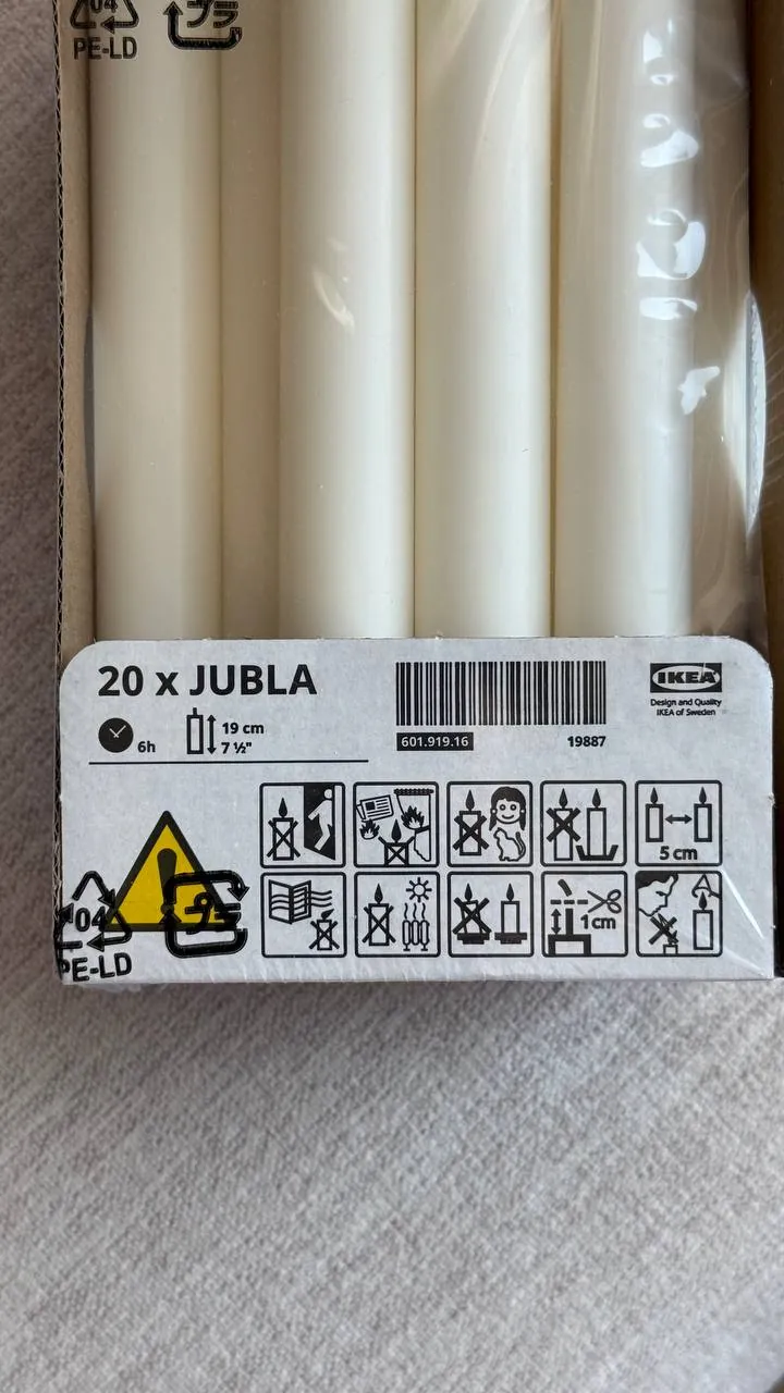 Свечи IKEA набор Белград 2