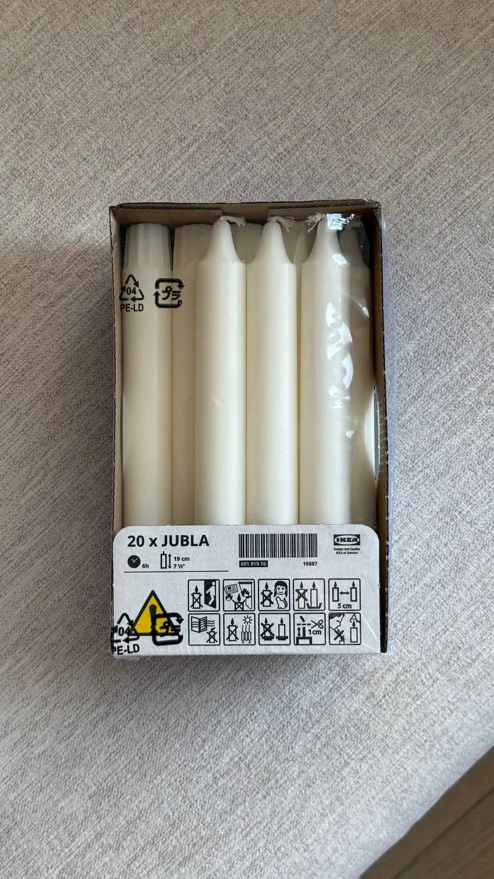 Свечи IKEA набор Белград 1