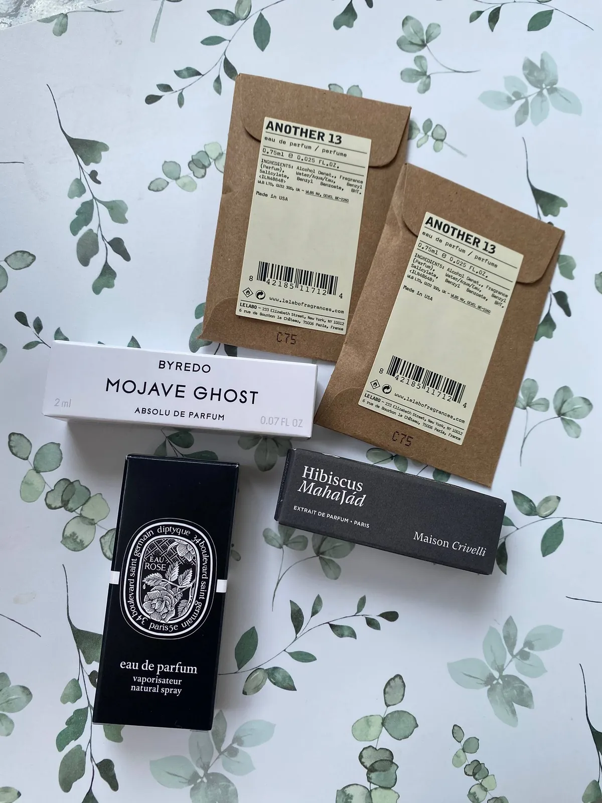 Парфюм миниатюры Le Labo Byredo Diptyque 1