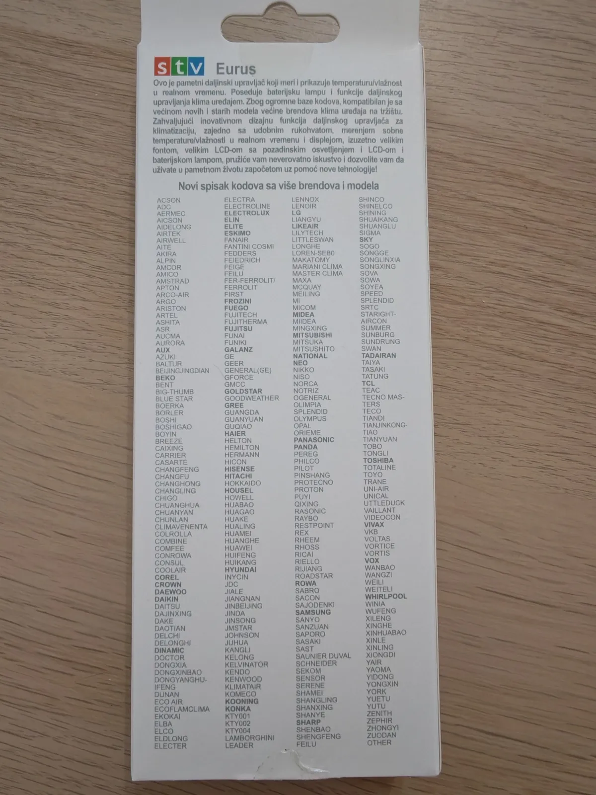 Универсальный пульт от кондиционера 4