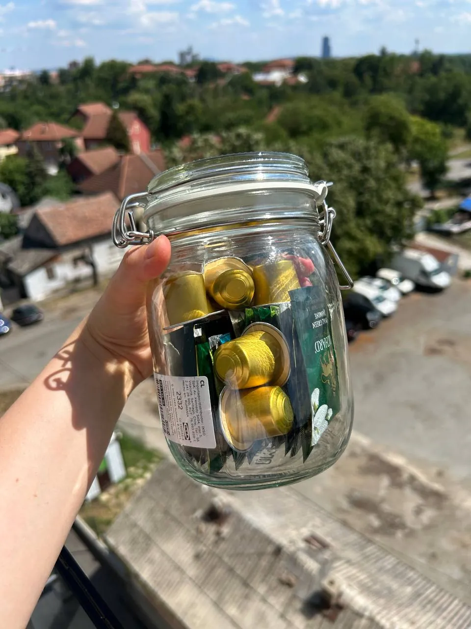 Новая банка IKEA с чаем и кофе 1