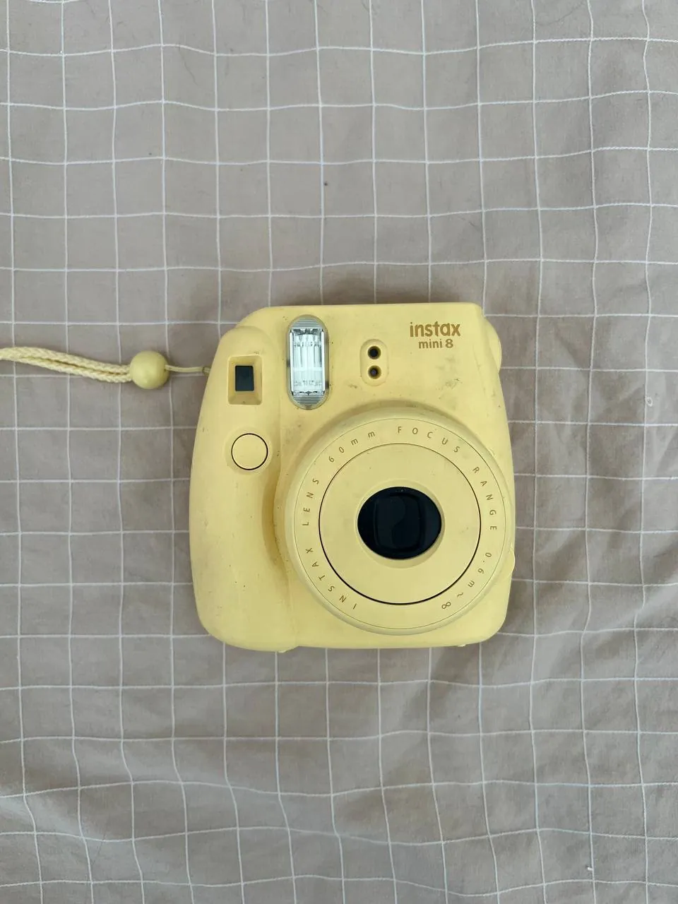 Instax Mini 8 плёночный фотоаппарат жёлтый 1