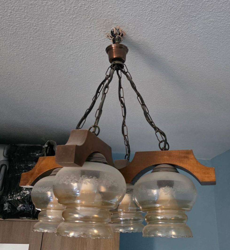 Потолочная люстра в стиле mid-century 2