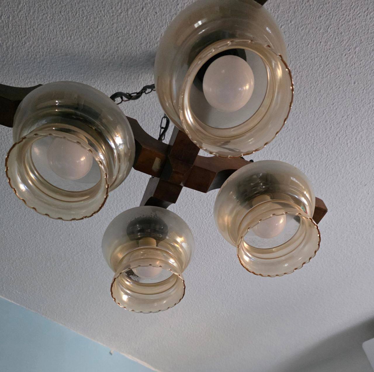 Потолочная люстра в стиле mid-century 3