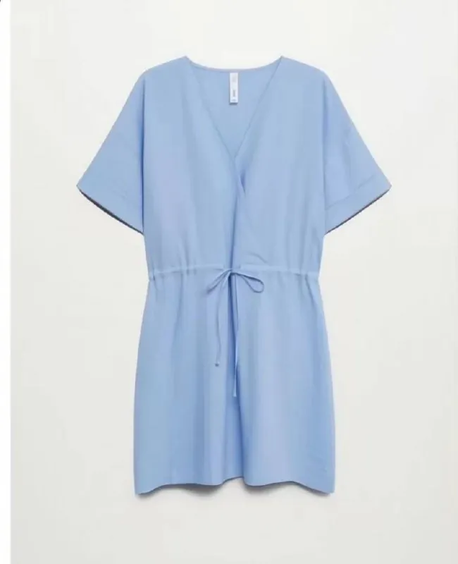 Льняной комбинезон H&M и платье MANGO 4