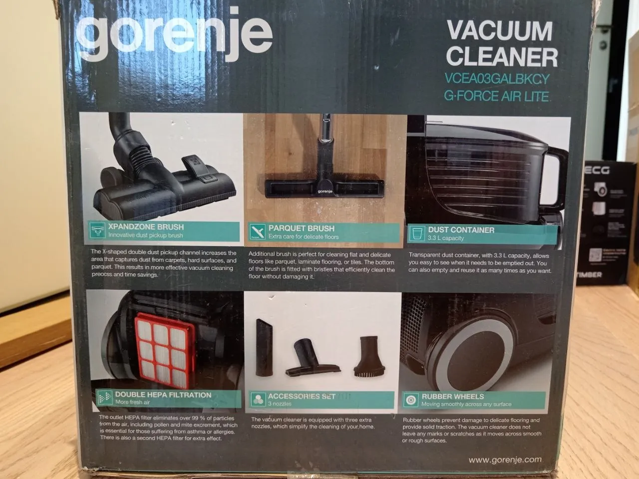 Пылесос Gorenje G-Force Air Lite 4