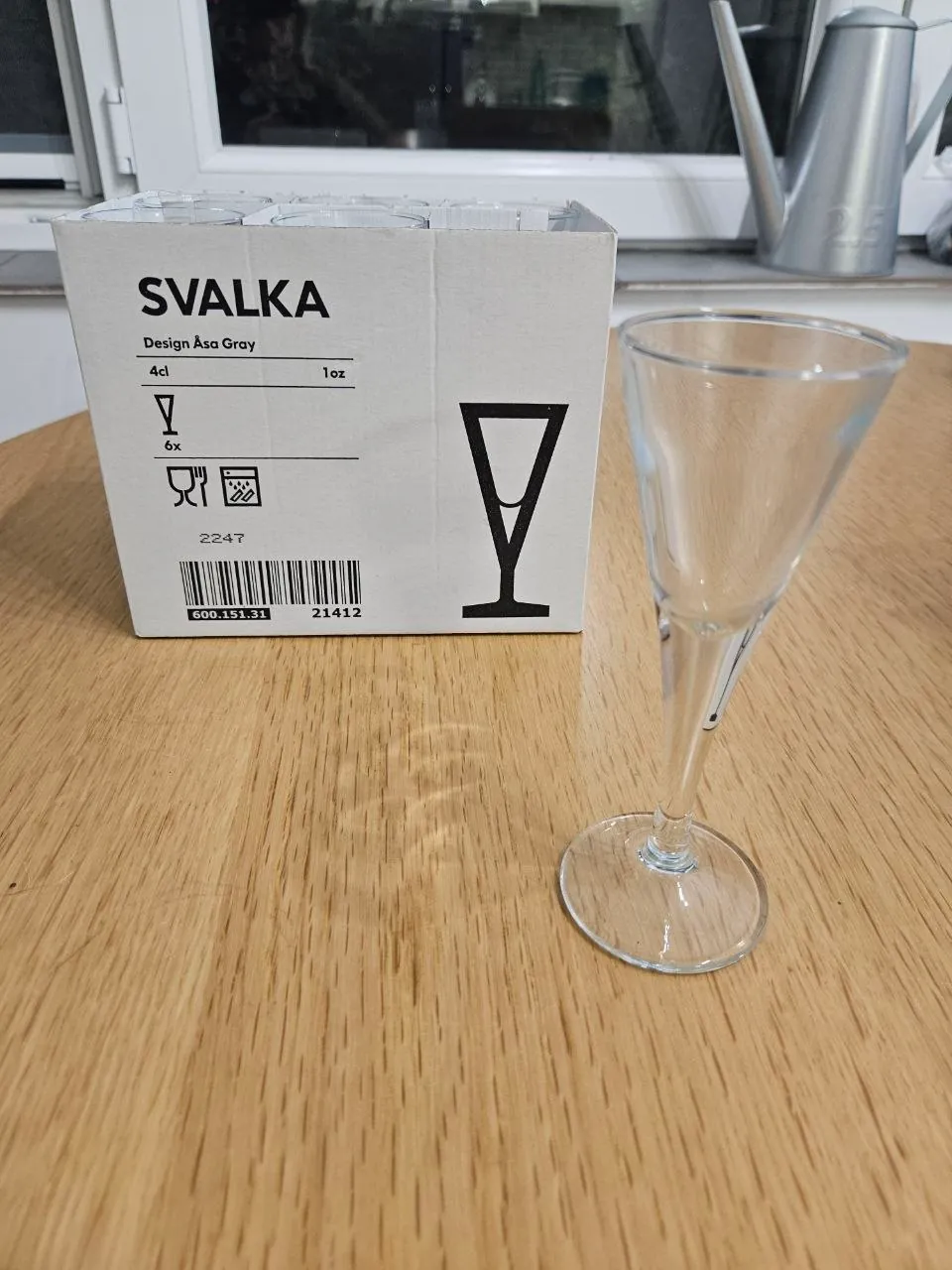 Рюмки IKEA SVALKA 6 шт, новые 1