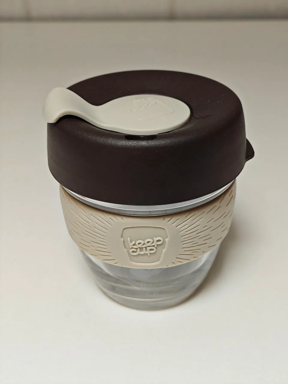 Кофейная чашка KeepCup 227 мл бежевая и розовая 7