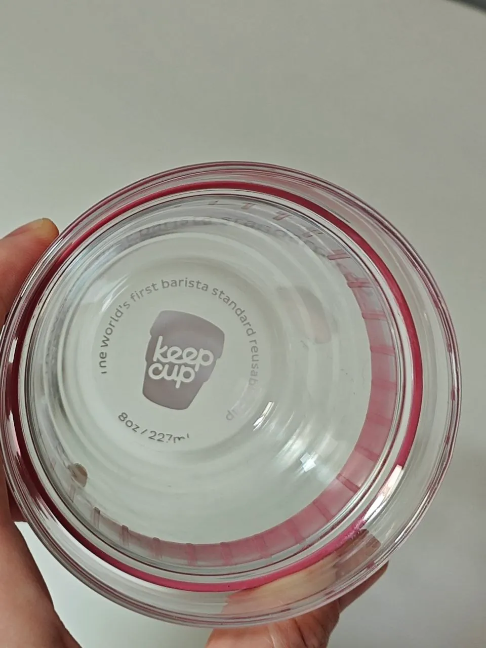 Кофейная чашка KeepCup 227 мл бежевая и розовая 8