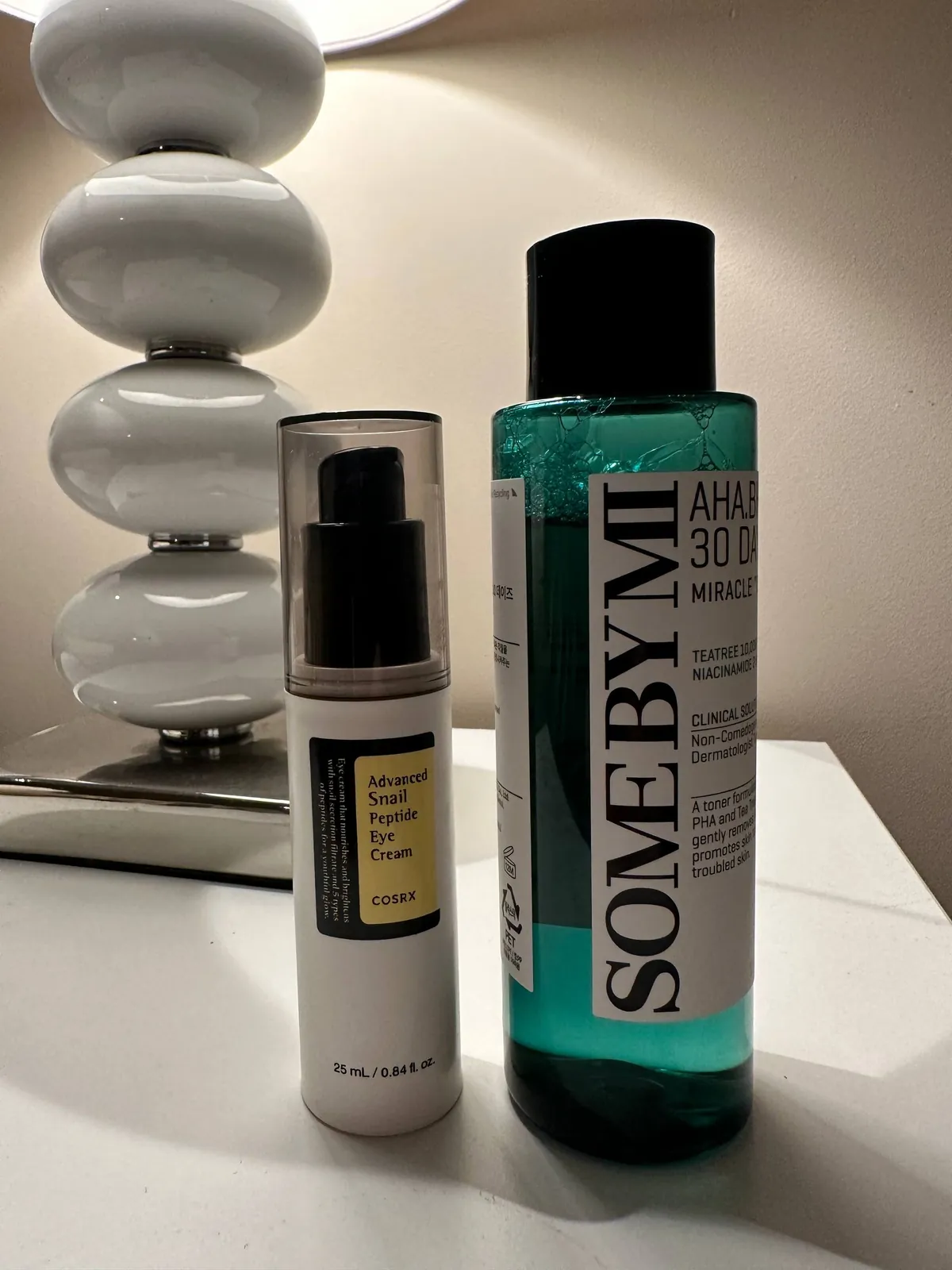 Корейская косметика Some By Mi тоник и Cosrx крем для век 1
