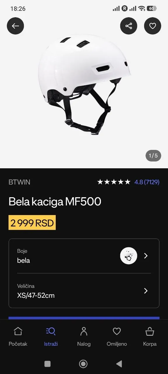 Велошлем Oxelo BTWIN Decathlon размер M 1