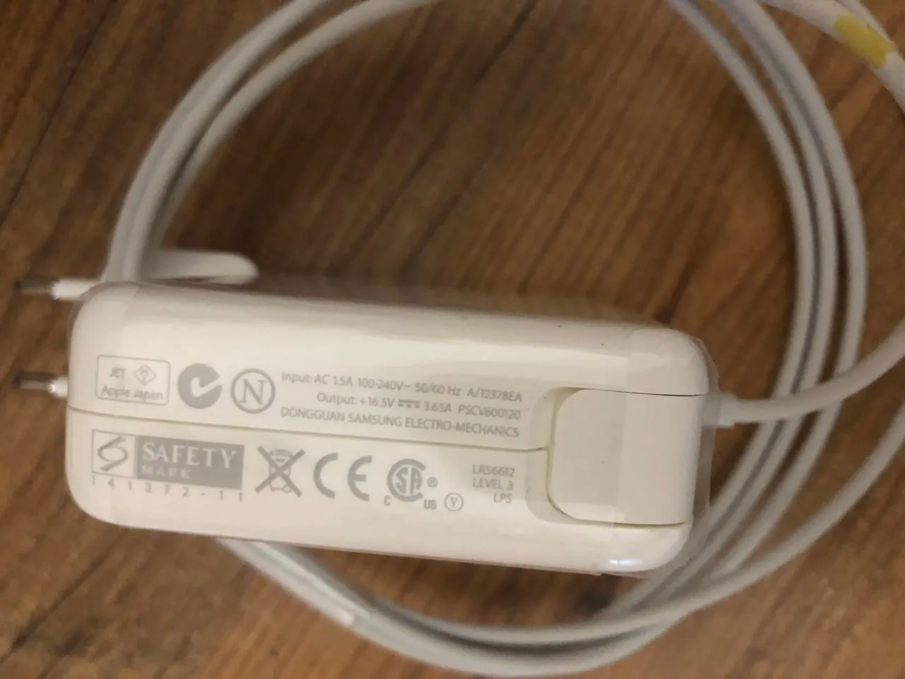 Зарядное Apple MagSafe 1 60Вт MacBook L-разъём 1