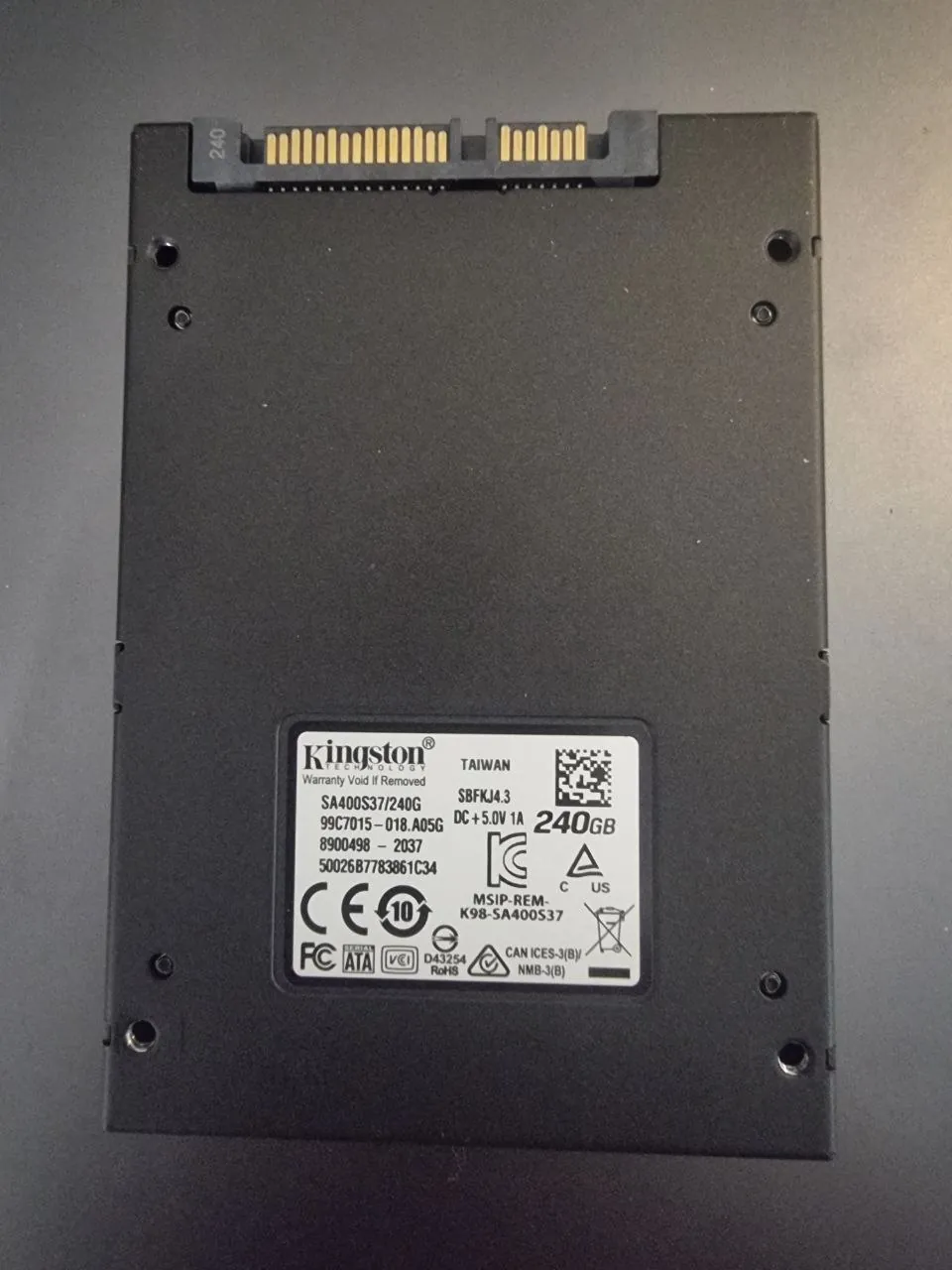 SSD Kingston 240GB и Samsung 870 QVO 1TB 3