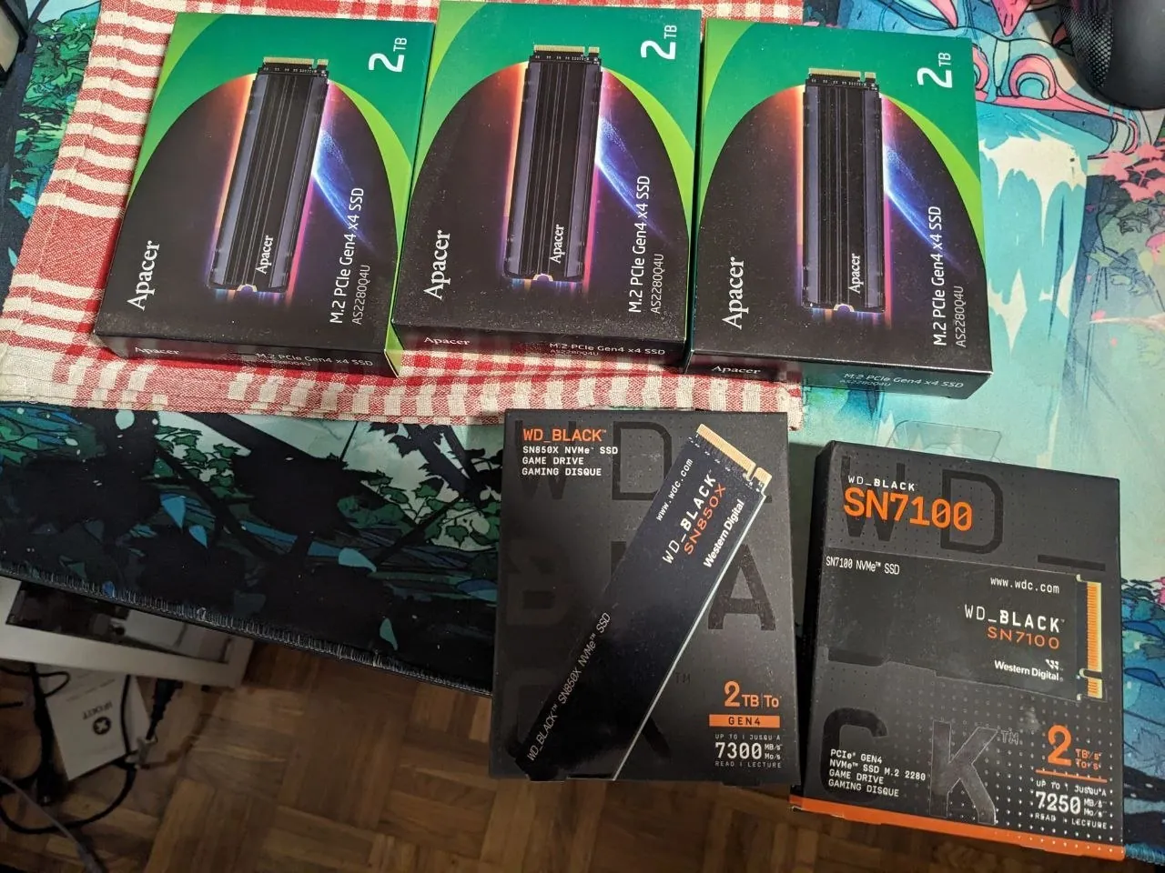 SSD NVMe M.2 2TB Apacer WD Black 1