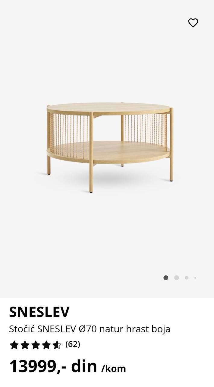 Кофейные столики из Jysk 2