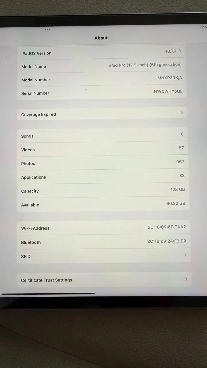 iPad Pro 12.9 M2 Wi-Fi 128GB стилус чехол идеальное 2