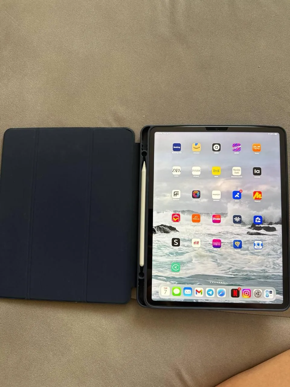iPad Pro 12.9 M2 Wi-Fi 128GB стилус чехол идеальное 7