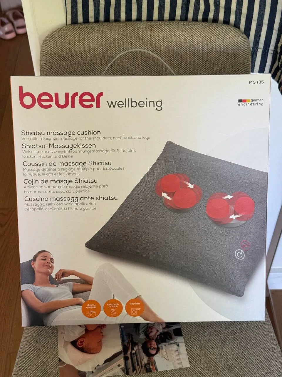Массажная подушка Beurer MG135 Shiatsu 1
