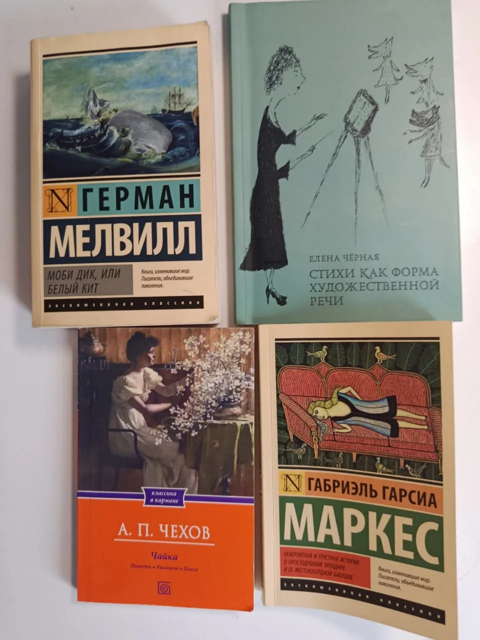 Книги Мелвилл Маркес Чехов Черная 1