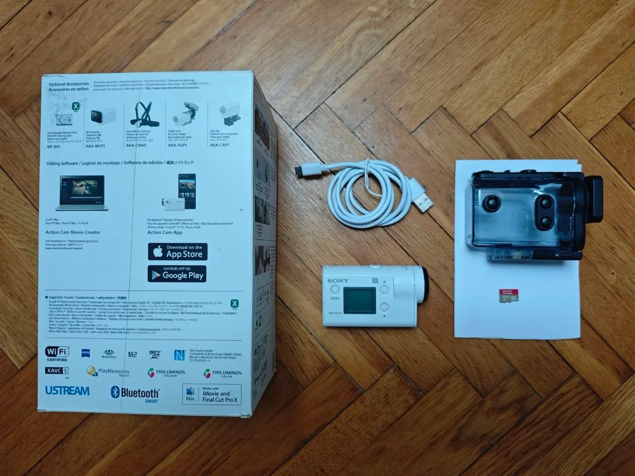 Sony Action Camera HDR-AS300 полный комплект 1