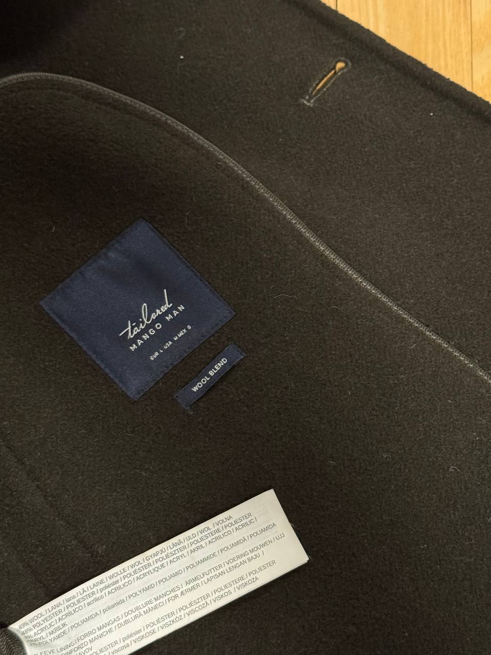 Шерстяное пальто Mango man 2