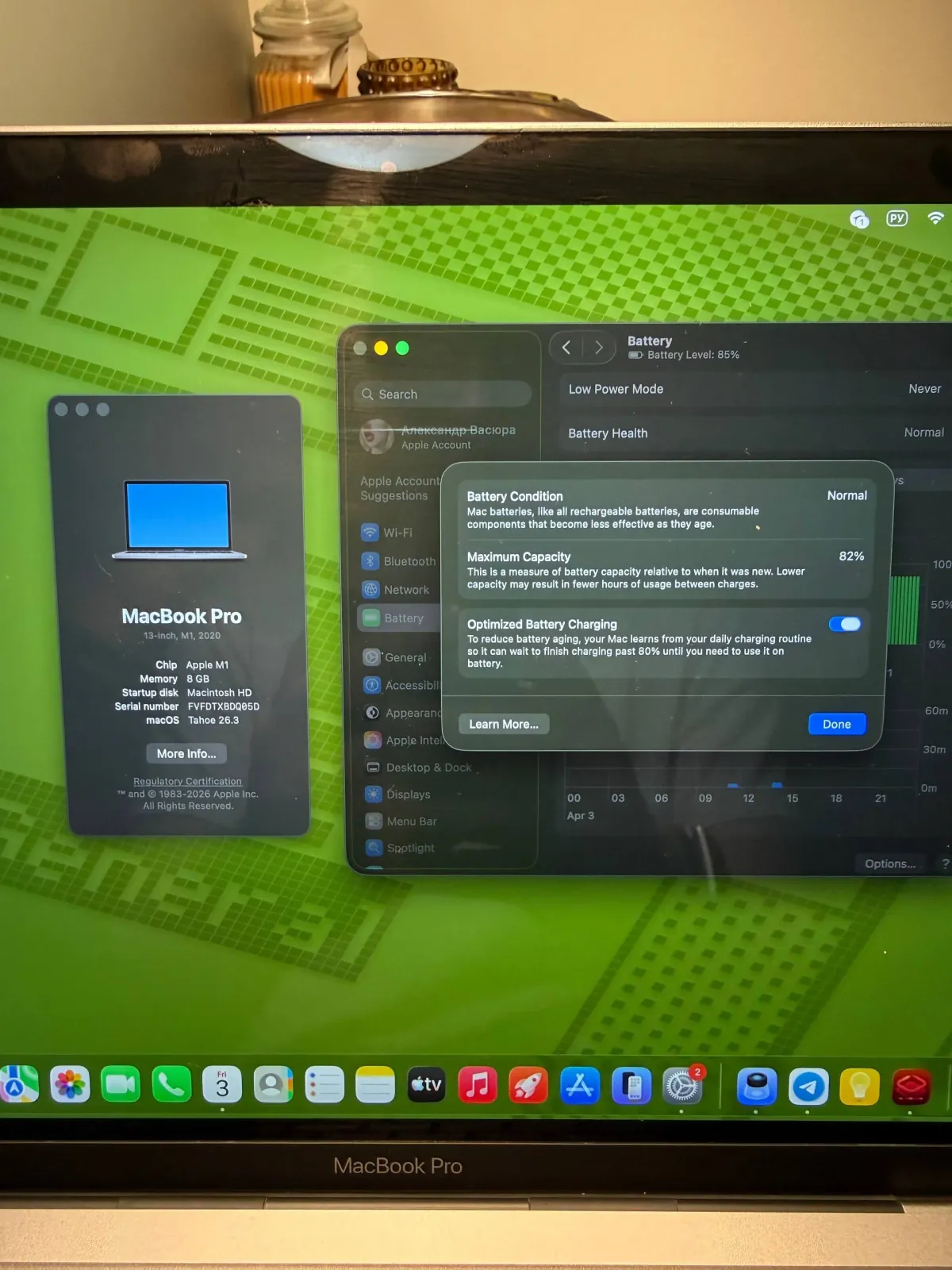 MacBook Pro 13 M1 8/256 3