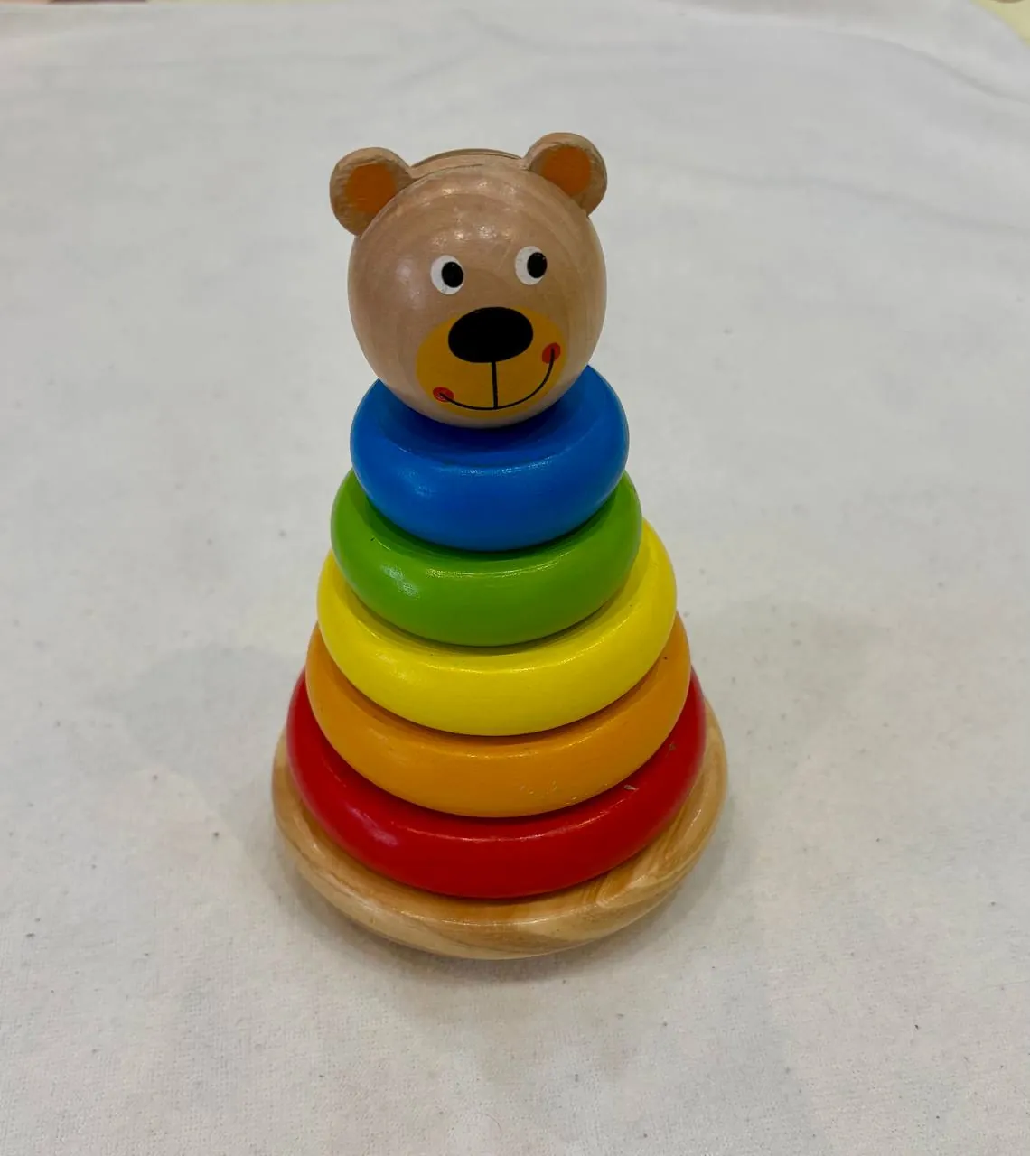 Деревянная пирамидка детская игрушка 1