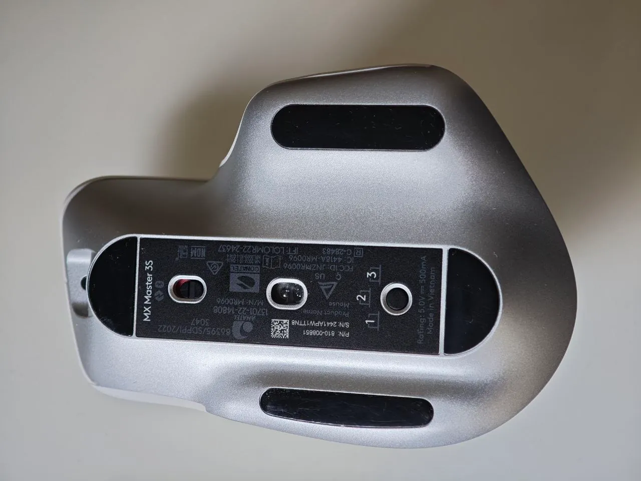 Мышь Logitech MX Master 3S серебристая 5