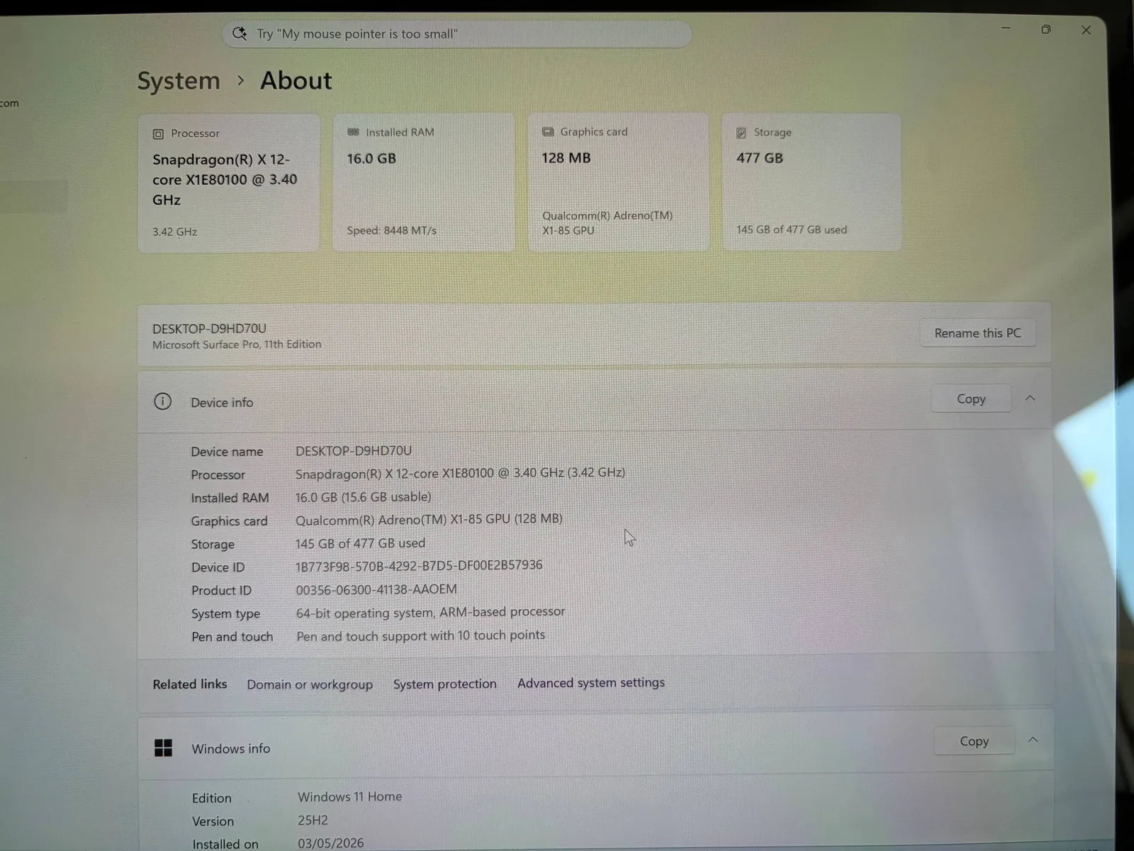 Microsoft Surface Pro 11th Edition 16/512 ГБ 5