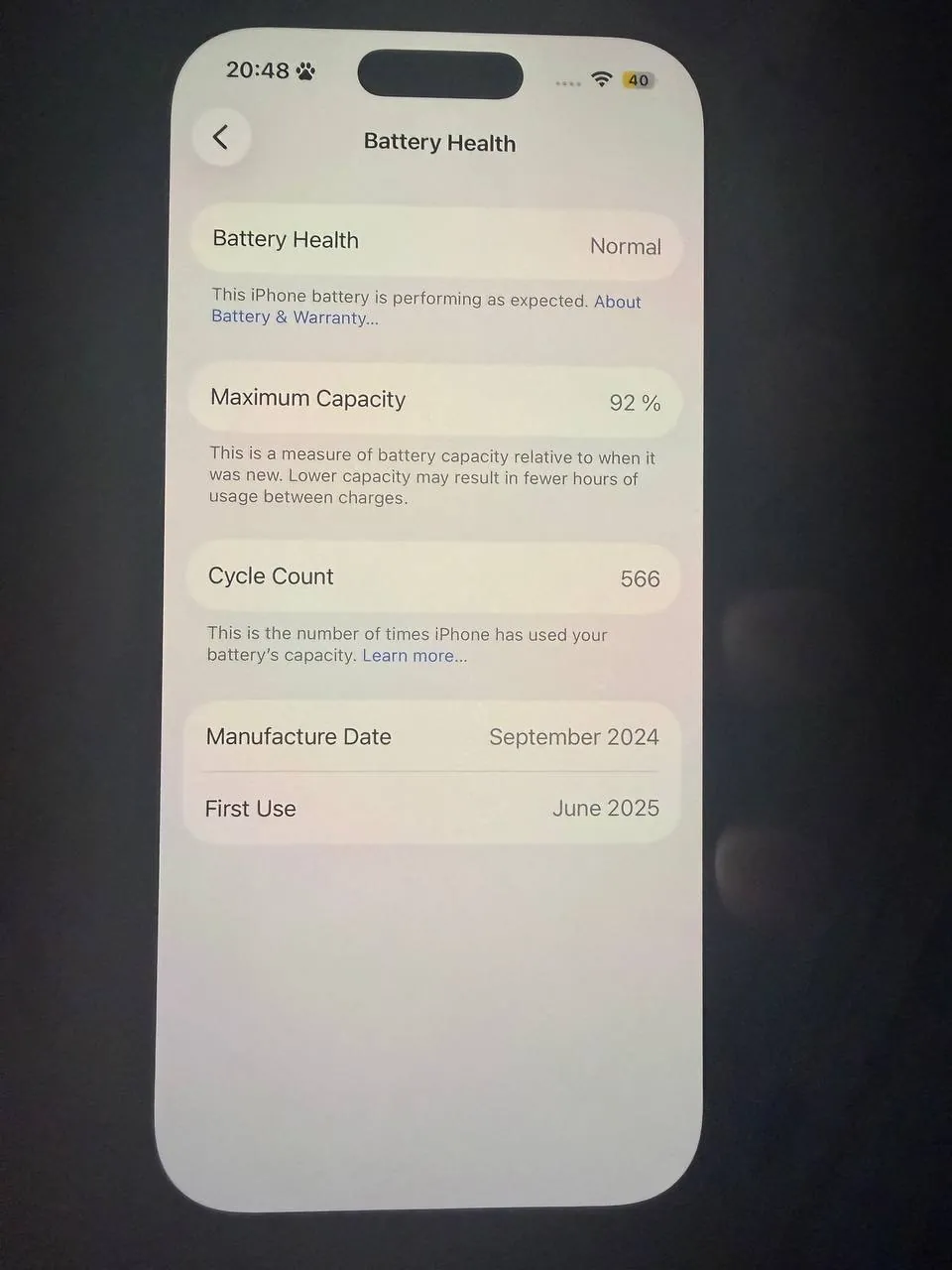 iPhone 16 Pro 128GB Desert Titanium, батарея 92%, состояние отличное 2
