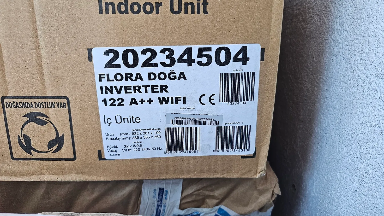 Кондиционер Vestel FLORA 12000 BTU WiFi 3