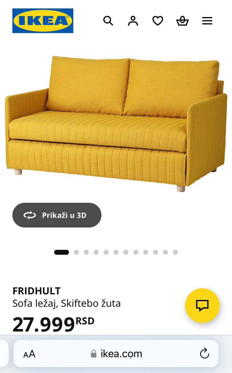 Раскладной диван IKEA 4